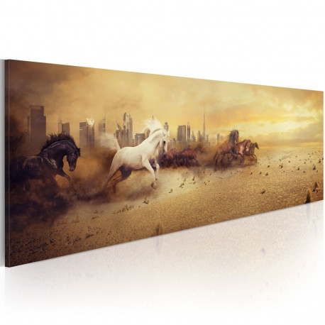 Seinapilt - City of stallions - 135x45