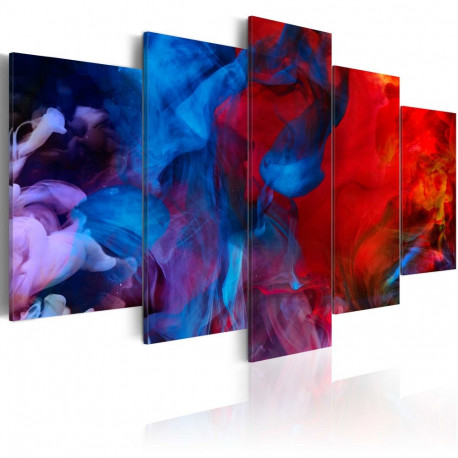 Seinapilt - Dance of Colourful Flames - 100x50