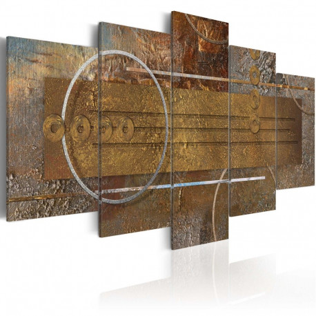 Seinapilt - Golden Depths - 100x50