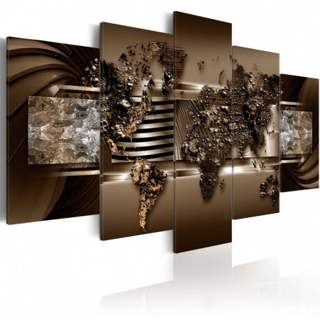 Seinapilt - Chocolate Map - 100x50