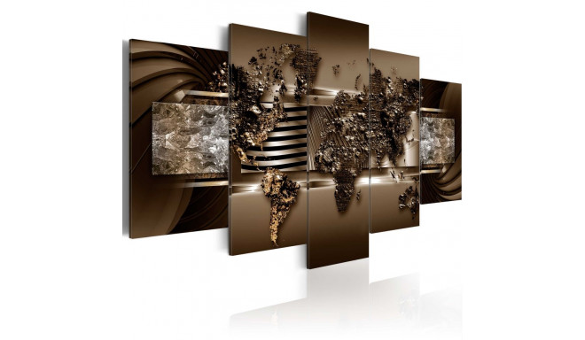 Seinapilt - Chocolate Map - 100x50