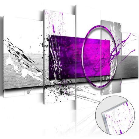 Fotoakrüül - Purple Expression [Glass] - 200x100