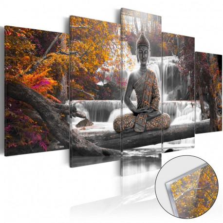 Fotoakrüül - Autumnal Buddha [Glass] - 100x50