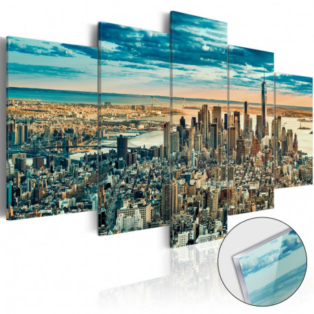 Fotoakrüül - NY: Dream City [Glass] - 100x50