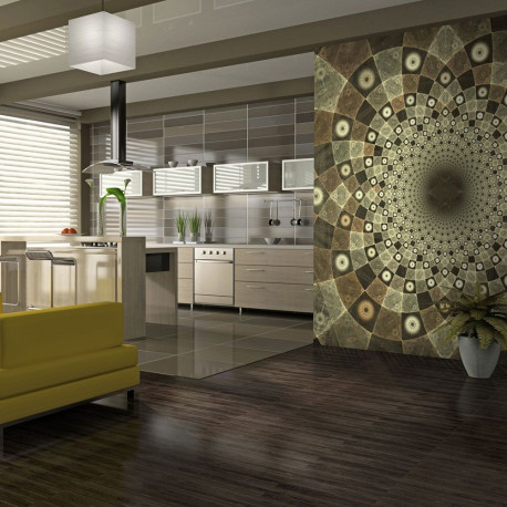 Fototapeet - Brown mosaic - 200x154