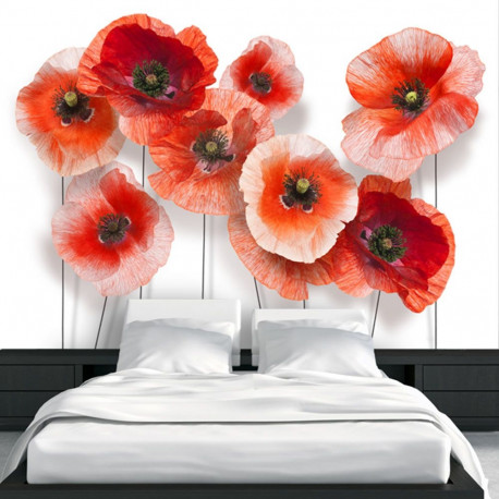 Fototapeet - Nine poppies - 250x175