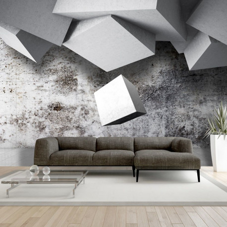 Fototapeet - Geometric rain - 400x280