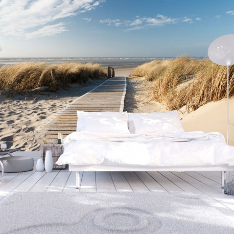 Fototapeet - North Sea beach, Langeoog - 450x270