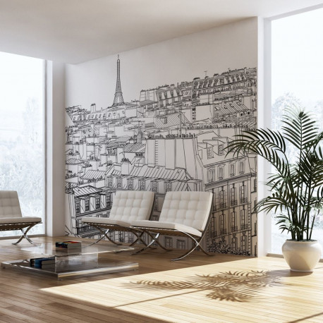 Fototapeet - Parisian's sketchbook - 450x270