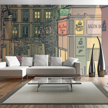 Fototapeet - Breakfast in Paris - 450x270