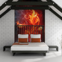 Fototapeet - Fiery flower - 300x231
