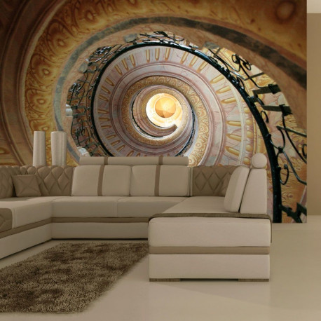 Fototapeet - Decorative spiral stairs - 300x231