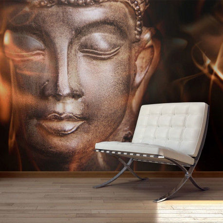 Fototapeet - Buddha. Fire of meditation. - 400x309