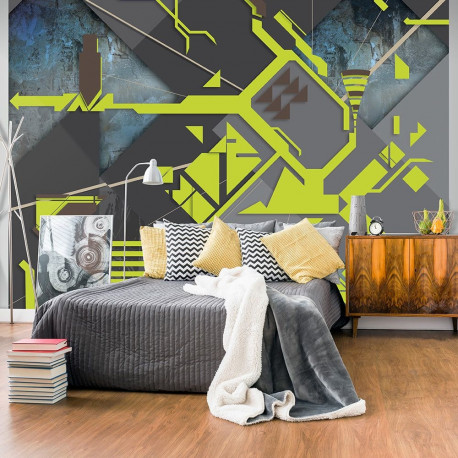 Fototapeet - Dynamic paths - 300x231