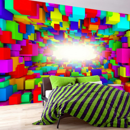 Fototapeet - Light In Color Geometry - 400x280