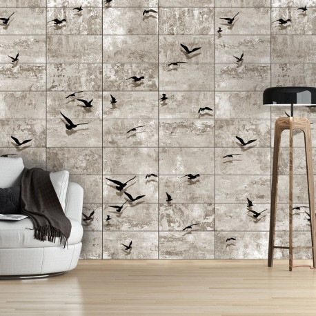 Fototapeet - Bird Migrations - 50x1000