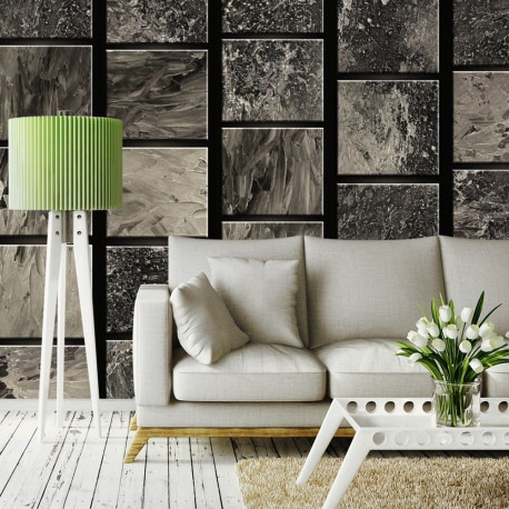Fototapeet - Painted Squares - 50x1000