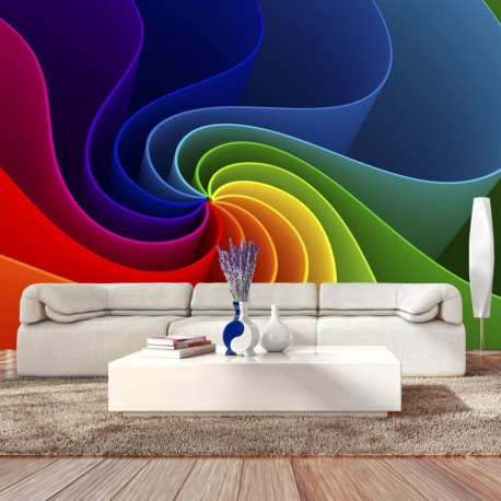 Fototapeet - Colorful Pinwheel - 200x140