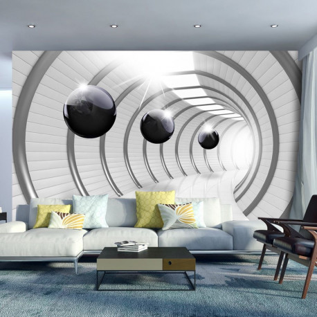 Fototapeet - Futuristic Tunnel - 350x245