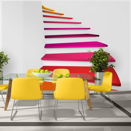 Fototapeet - Colorful stairs - 200x140