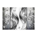 Fototapeet - Diamonds in Silver - 200x140