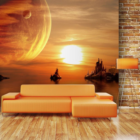 Fototapeet - Fantasy sunset - 350x270