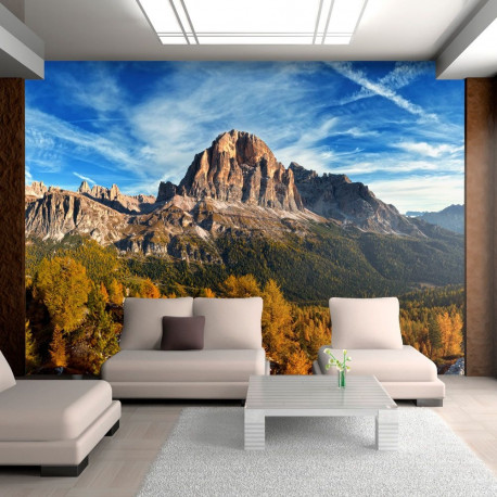 Fototapeet - Panoramic view of Italian Dolomites - 350x270