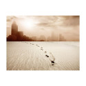 Fototapeet - A path to a big city - 300x231