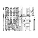 Fototapeet - A walk through Parisian streets - 350x270