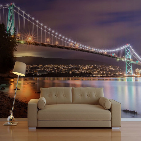 Fototapeet - Lions Gate Bridge - Vancouver (Canada) - 400x309
