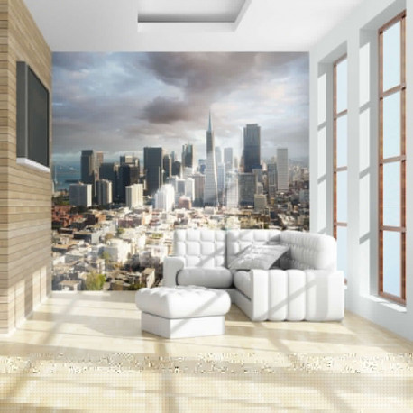 Fototapeet - In the clouds - 400x309