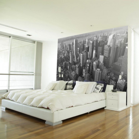 Fototapeet - New York: skyscrapers (bird's eye view) - 200x154