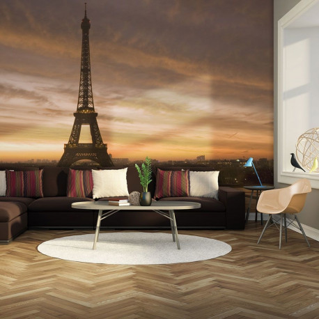 Fototapeet - Eiffel tower at dawn - 350x270