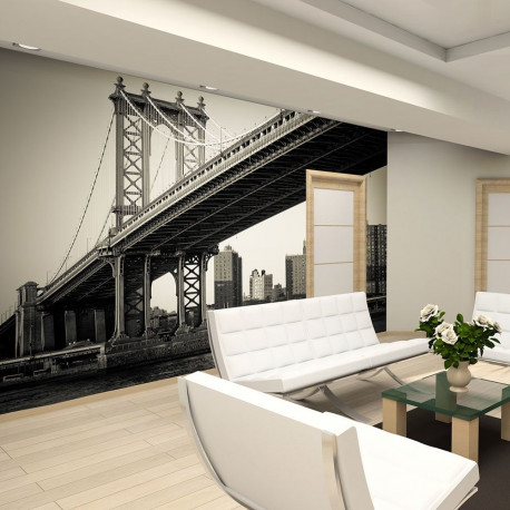 Fototapeet - Manhattan Bridge, New York - 250x193