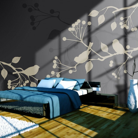 Fototapeet - Little birds - 250x193
