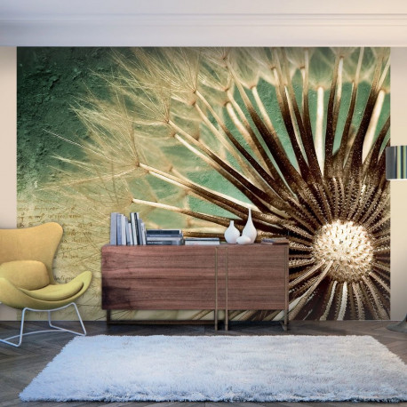 Fototapeet - Focus on dandelion - 300x231