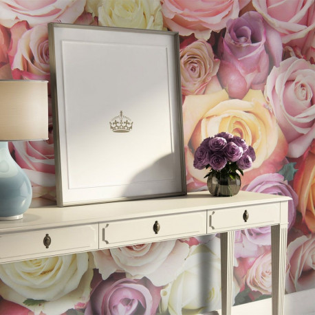Fototapeet - Pastel roses - 250x193