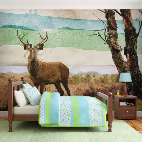 Fototapeet - Forest fugitive - 350x270