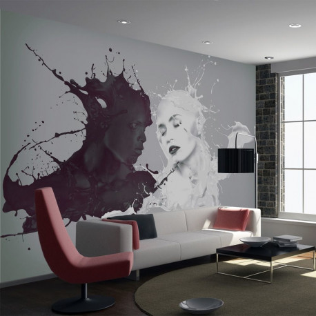 Fototapeet - Opposites attract - 250x193