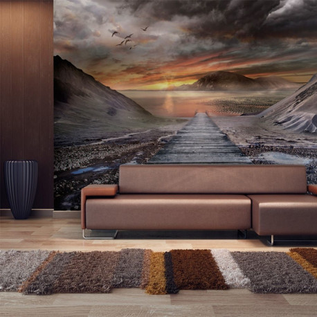 Fototapeet - Deserted land - 350x270