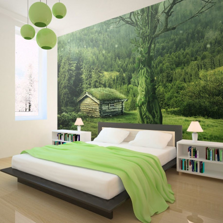 Fototapeet - Green seclusion - 350x270