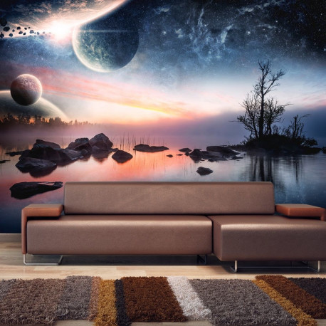 Fototapeet - Cosmic landscape - 400x309