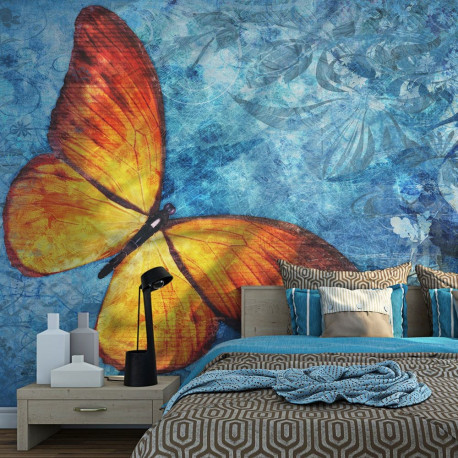 Fototapeet - Fiery butterfly - 250x193