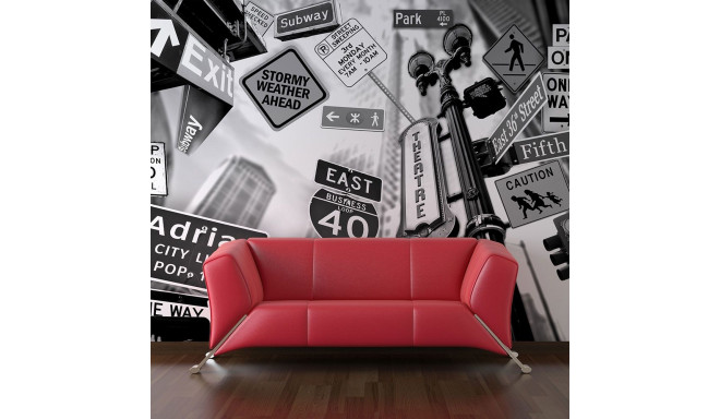 Fototapeet - All roads lead to Manhattan - 350x270