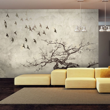 Fototapeet - Flock of birds - 350x270
