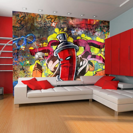 Fototapeet - Graffiti monster - 300x231