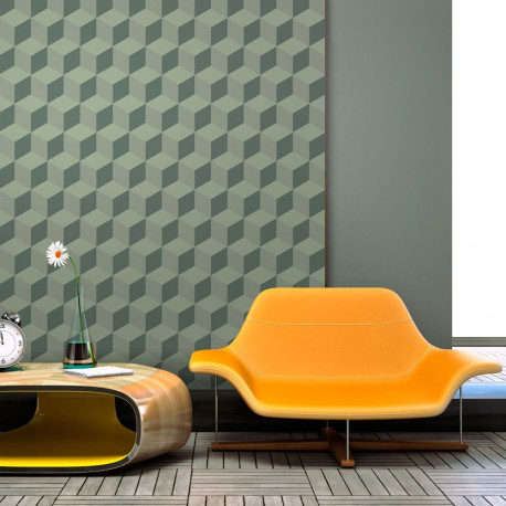 Fototapeet - Monochromatic cubes - 350x270