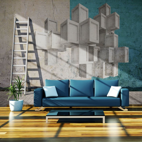 Fototapeet - Concrete blocks - 200x154