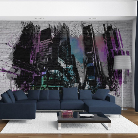 Fototapeet - Outside the city walls - 250x193