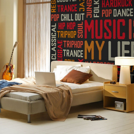 Fototapeet - Music is my life - 200x154